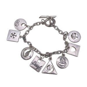 "Seasons Of Life" Charm Bracelet With Inspirational Charms